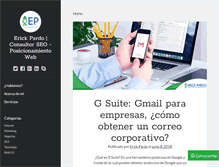 Tablet Screenshot of erickpardo.com